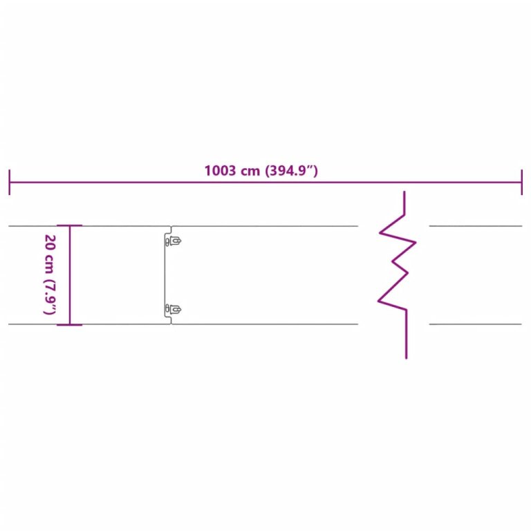 Rubnjaci za travnjak 10 kom fleksibilni 20x103 cm čelik COR-TEN