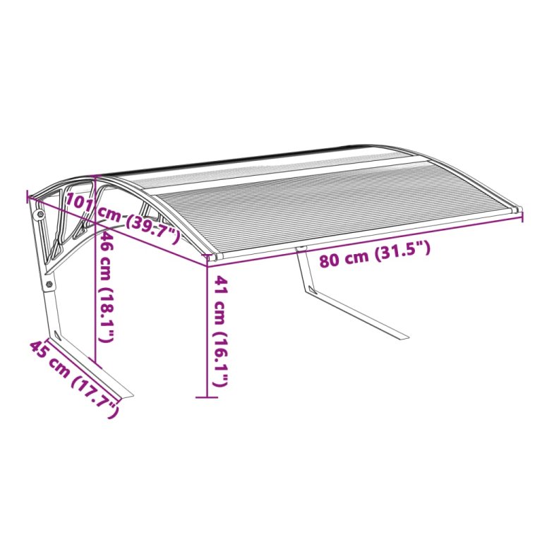 Garaža za robotsku kosilicu crna 80 x 101 x 46 cm