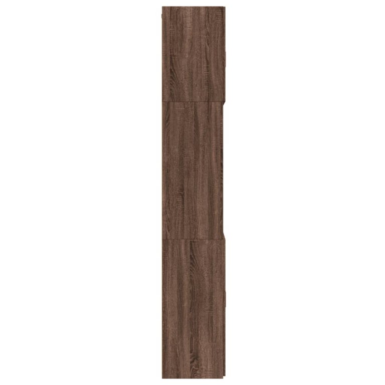 Visoka komoda boja hrasta 80x42,5x249 cm od konstruiranog drva