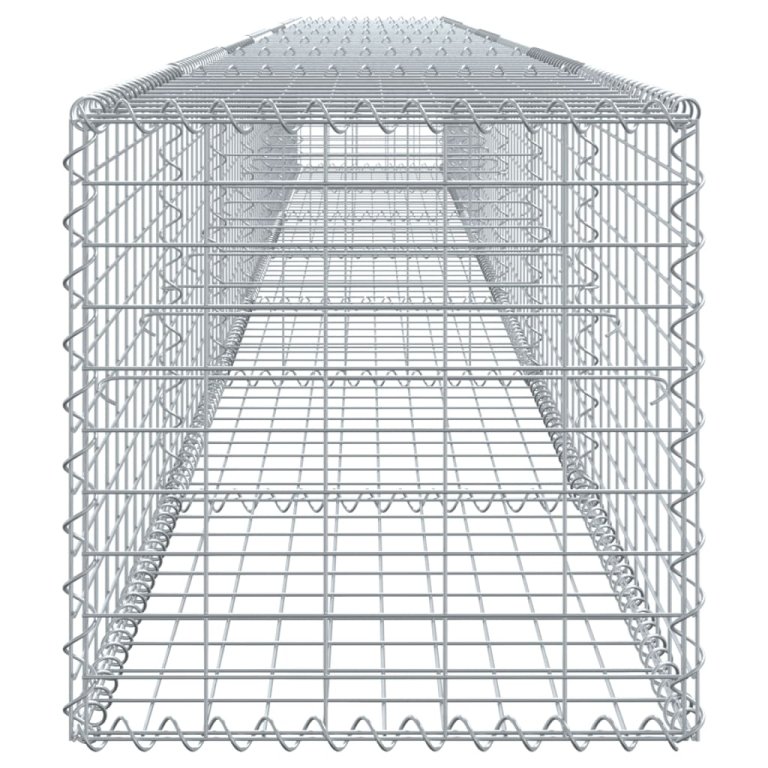 Gabionska košara s poklopcem 700x50x50 cm od pocinčanog željeza