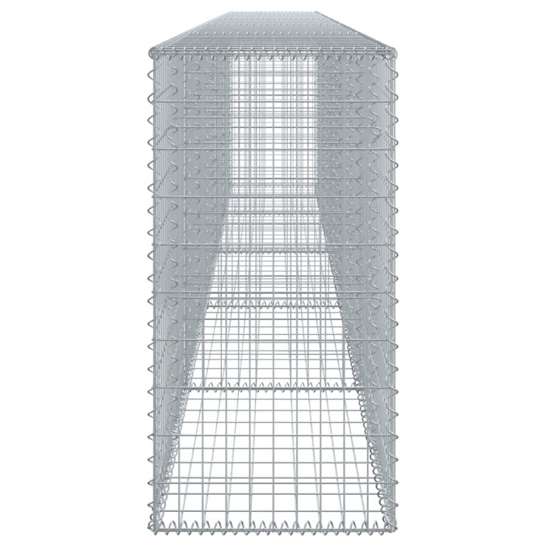 Gabionska košara s poklopcem 500x50x100 cm pocinčano željezo