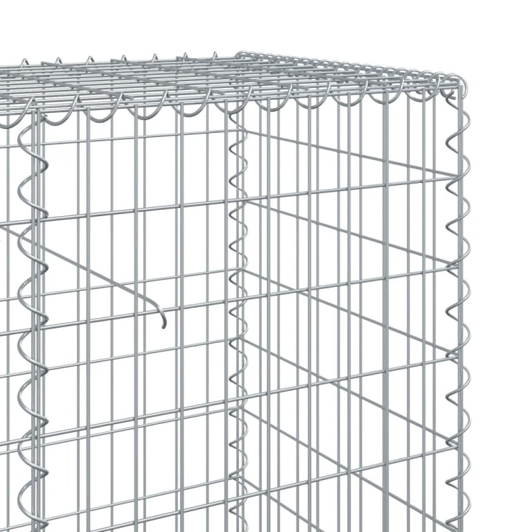 Gabionska košara s poklopcem 500x50x100 cm pocinčano željezo