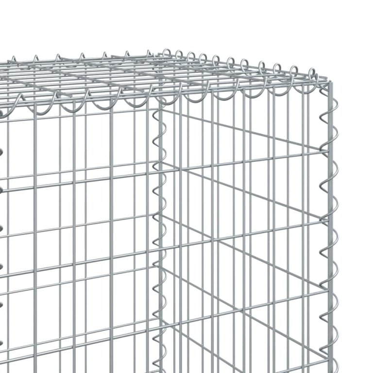 Gabionska košara s poklopcem 600x50x150 cm pocinčano željezo