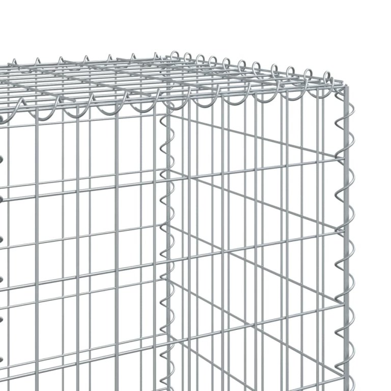 Gabionska košara s poklopcem 1200x50x150 cm pocinčano željezo