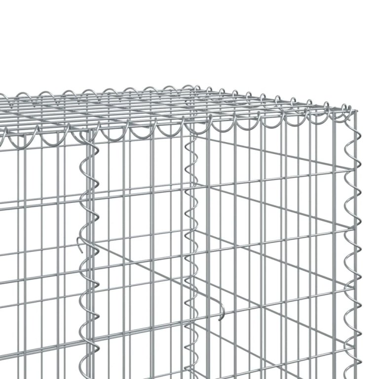 Gabionska košara s poklopcem 1050x100x100 cm pocinčano željezo