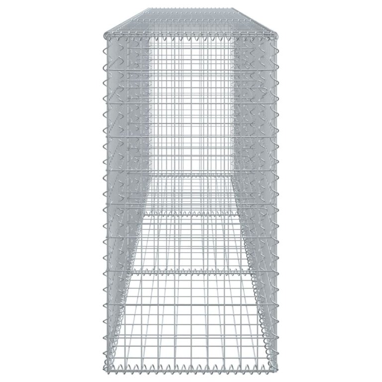 Gabionska košara s poklopcem 300x50x100 cm pocinčano željezo