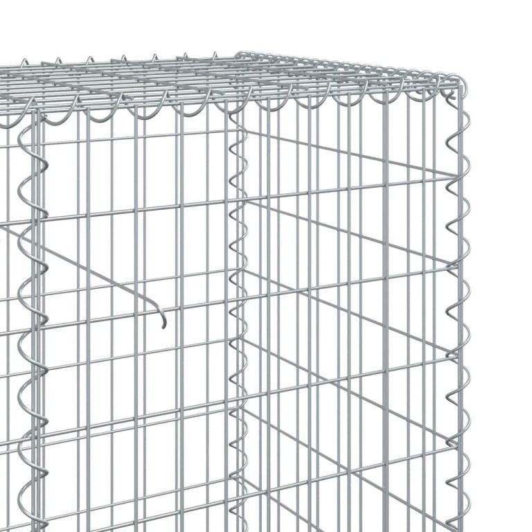 Gabionska košara s poklopcem 300x50x100 cm pocinčano željezo