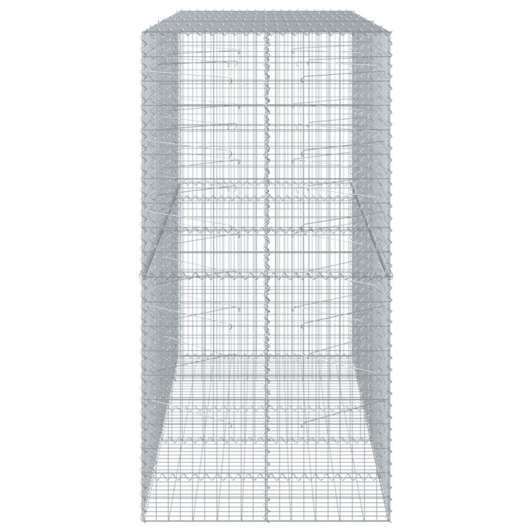 Gabionska košara s poklopcem 250x100x200 cm pocinčano željezo