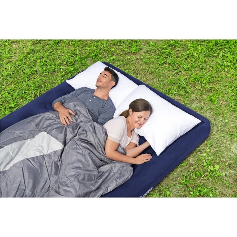 90748 Bestway Inflatable Flocked Airbed 203 x 152 x 22 cm 67003