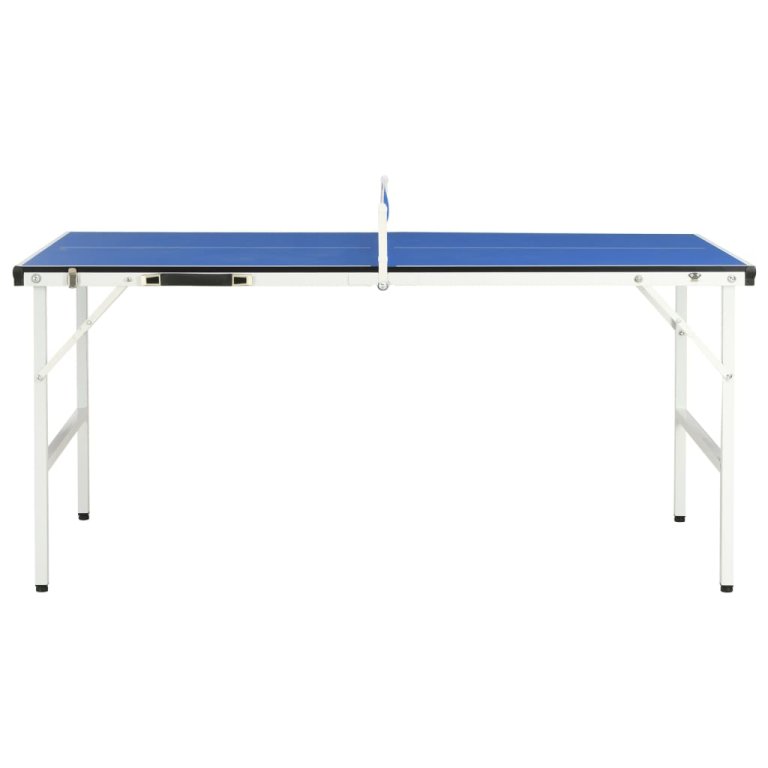 Stol za stolni tenis s mrežom 152 x 76 x 66 cm plavi