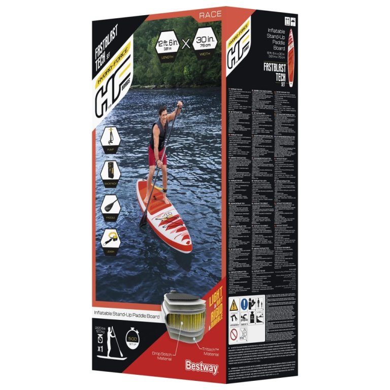 Bestway Hydro-Force Fastblast Tech Set SUP na napuhavanje 381x76x15 cm