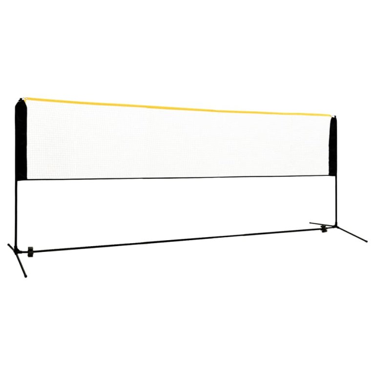 Podesiva mreža za badminton 400 x 103 x 94 - 158 cm metalna