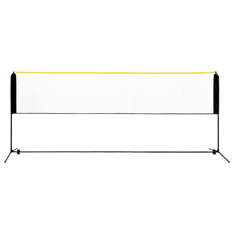 Podesiva mreža za badminton 400 x 103 x 94 - 158 cm metalna