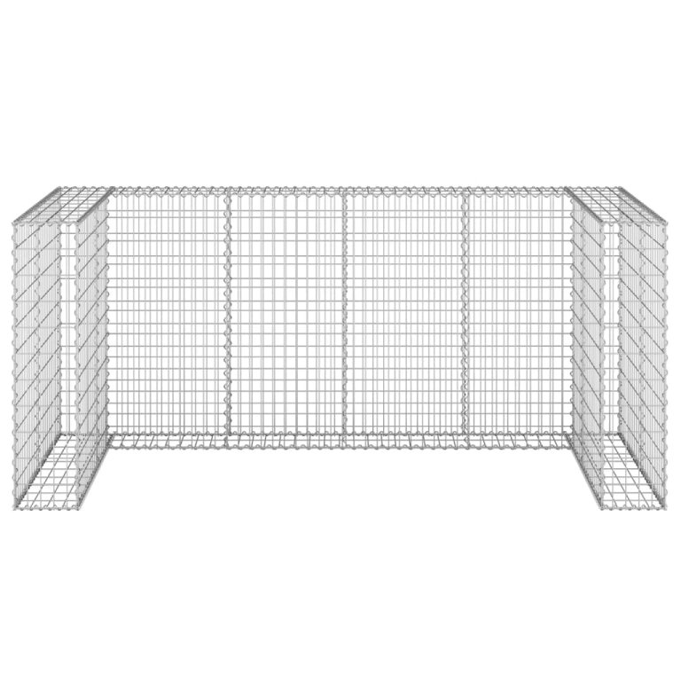 Gabionski zid za kante od pocinčanog čelika 254 x 100 x 110 cm