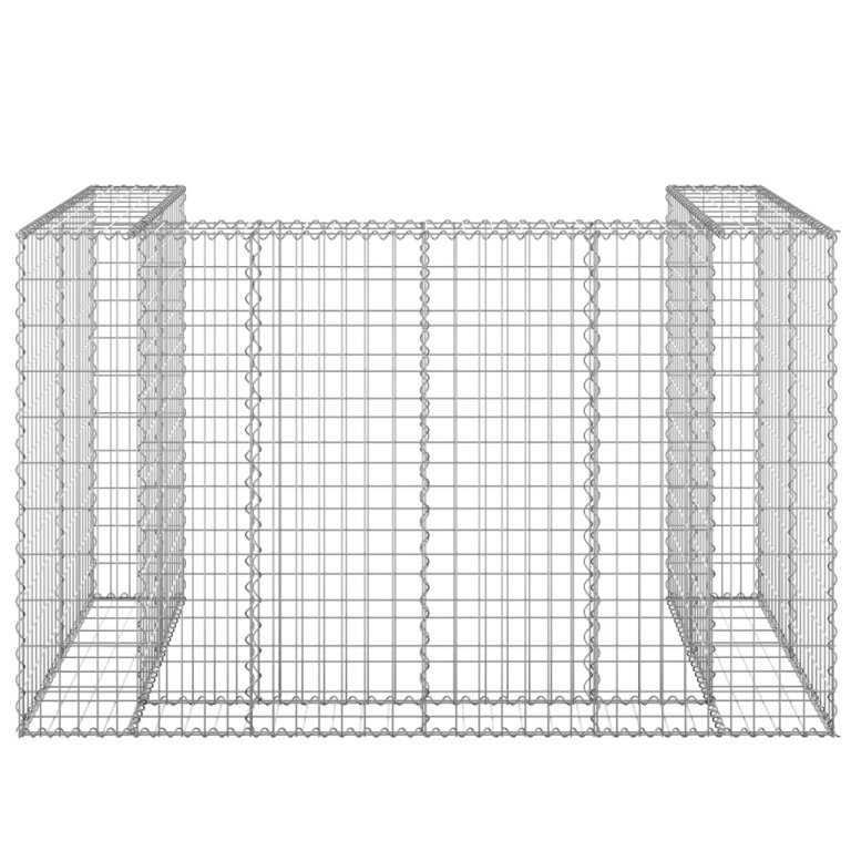 Gabionski zid za kante od pocinčanog čelika 180 x 100 x 110 cm