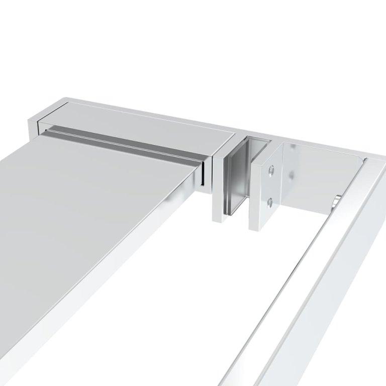 Polica za stijenku tuš-kabine kromirana 80 cm aluminijska