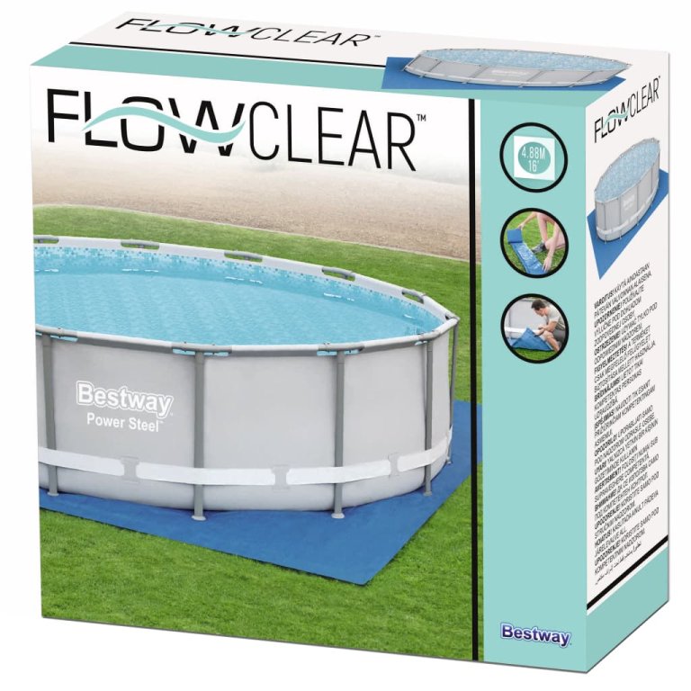 Bestway podna prostirka za bazen Flowclear 488 x 488 cm