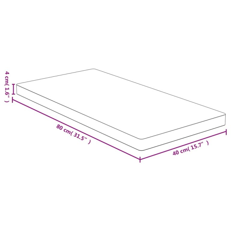 Daska za rezanje 80x40x4 cm od bambusa