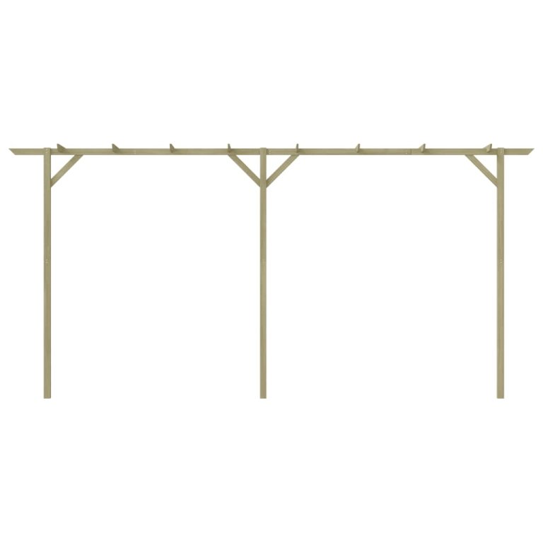 Vrtna pergola 400 x 40 x 205 cm drvena