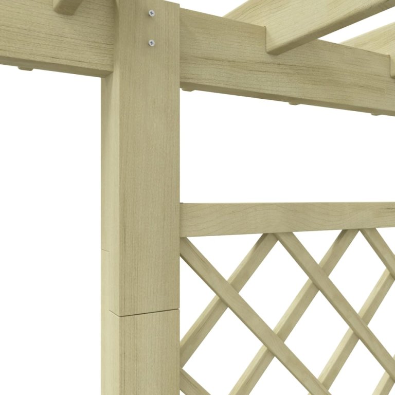 Vrtna pergola sa sadilicom 162 x 56 x 204 cm drvena