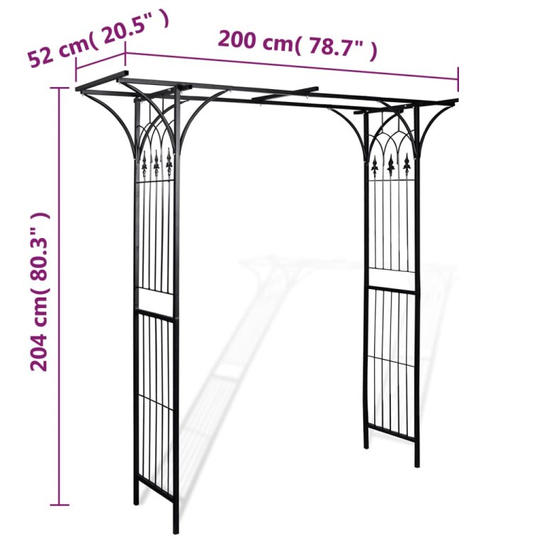 Vrtni Luk 200x52x204 cm