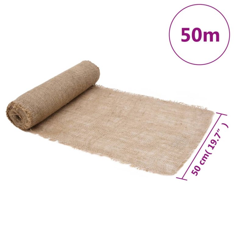 Rola jute 0,5x50 m 100 % juta 200 g/m²