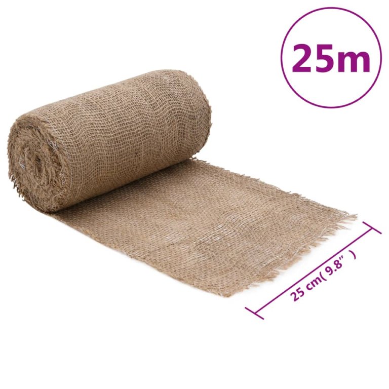 Rola jute 0,25x25 m 100 % juta 200 g/m²