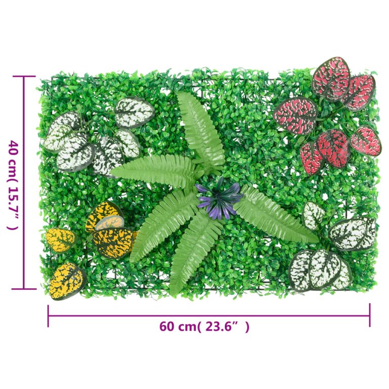   Ograda od umjetnih biljaka 24 kom zelena 40 x 60 cm