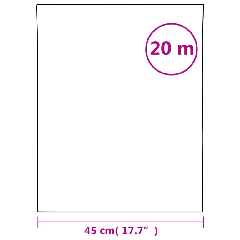 Prozorska folija matirana prozirna 45 x 2000 cm PVC