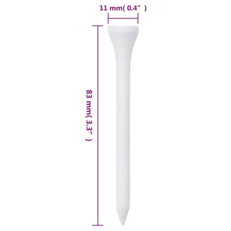 Stalci za lopticu za golf 1000 kom 83 mm od bambusa