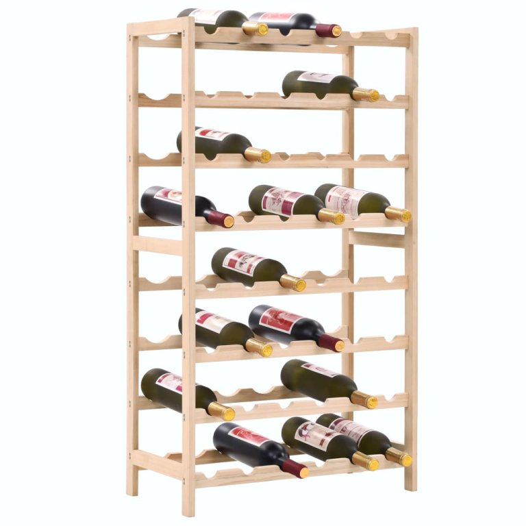 Stalak za vino od cedrovine 57,5 x 28 x 102 cm