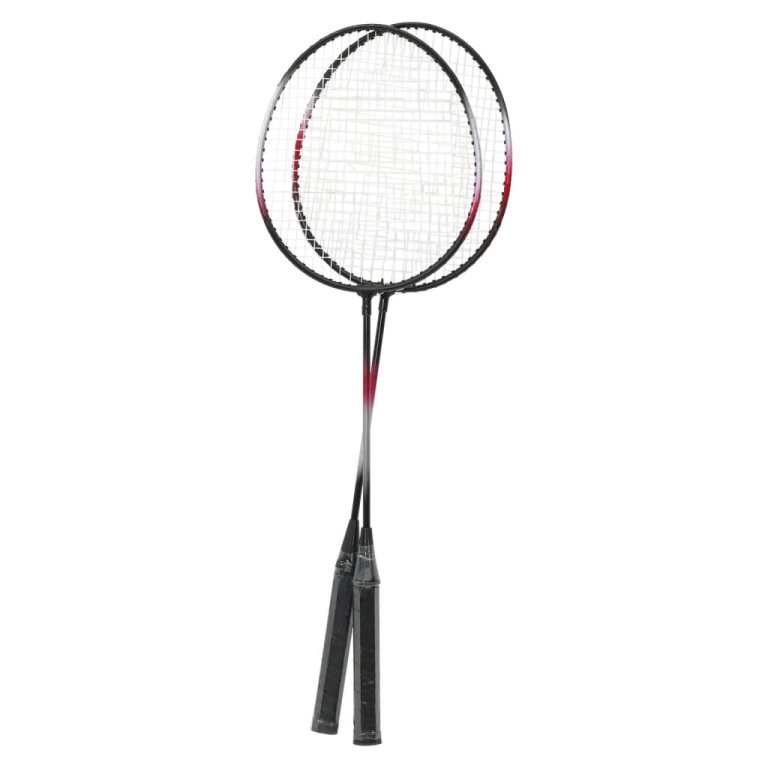 Set za badminton s 2 reketa, mrežom i pohranom 292x30x152 cm