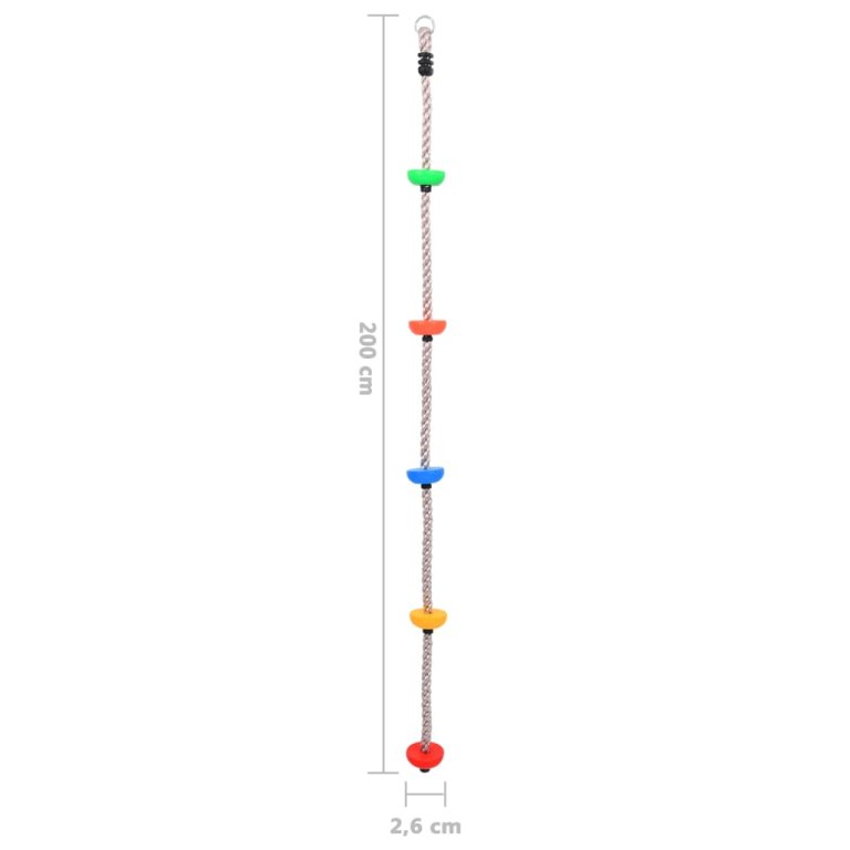 Uže za penjanje s platformama 200 cm