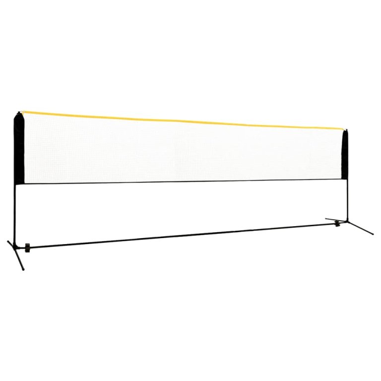 Podesiva mreža za badminton 500 x 103 x 94 - 158 cm metalna