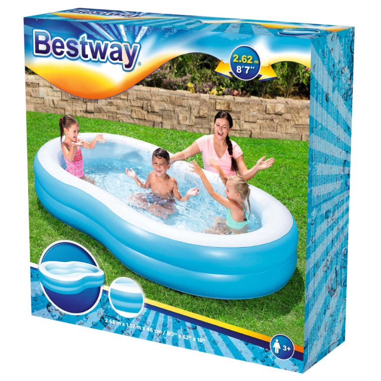 Bestway Big Lagoon obiteljski bazen 262 x 157 x 46 cm