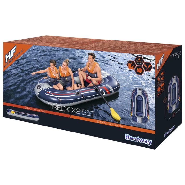 Bestway Hydro-Force Treck set od 2 čamca na napuhavanje 255 x 127 cm