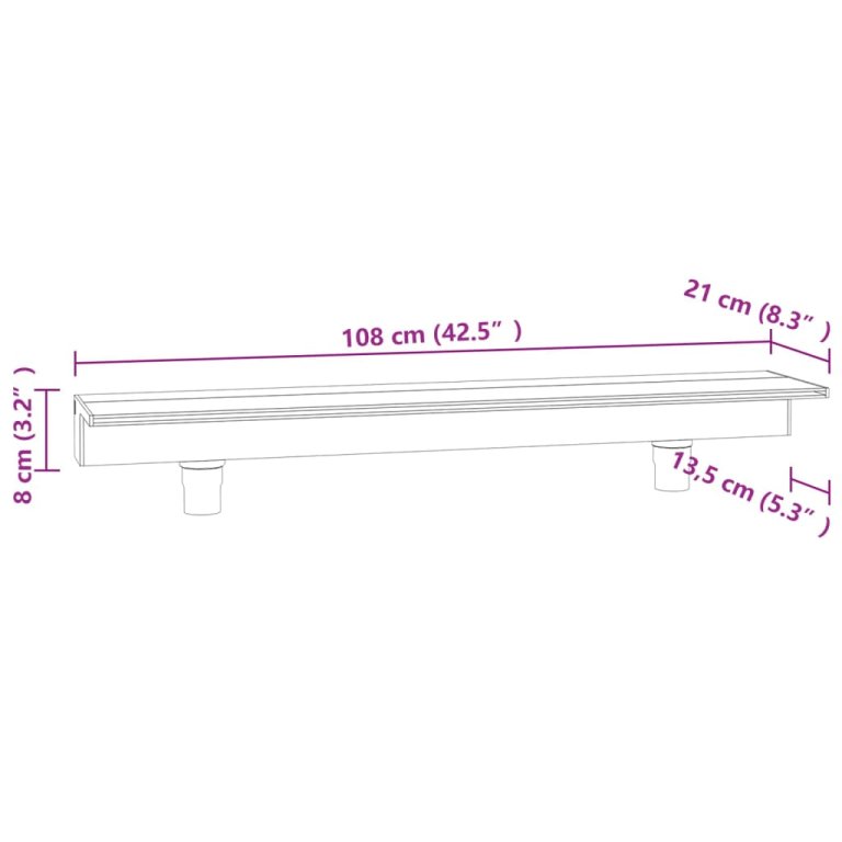 Prelijevajući vodopad s RGB LED svjetlima akrilni 108 cm