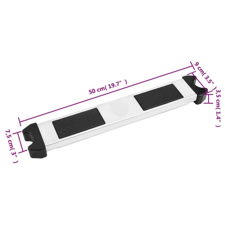 Stepenica za bazen 50 x 9 x 3,5 cm od nehrđajućeg čelika 304