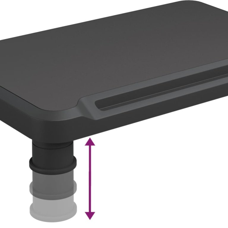 Stalak za monitor crni 38x24x10,5 cm