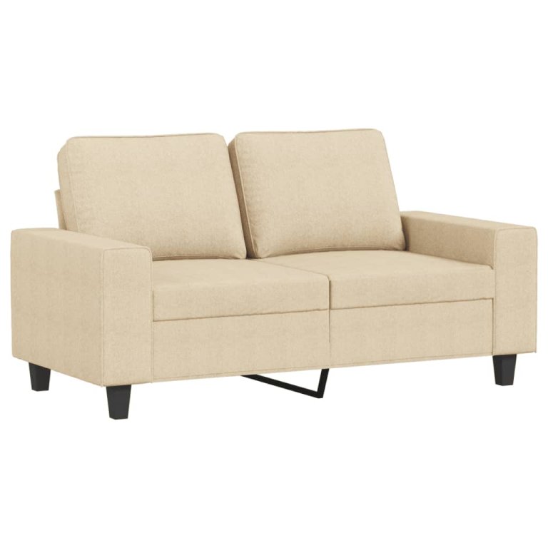 3-dijelni set sofa krem od mikrovlakana