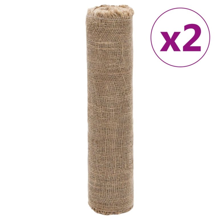 Role jute 2 kom 0,5x50 m 100 % juta 200 g/m²