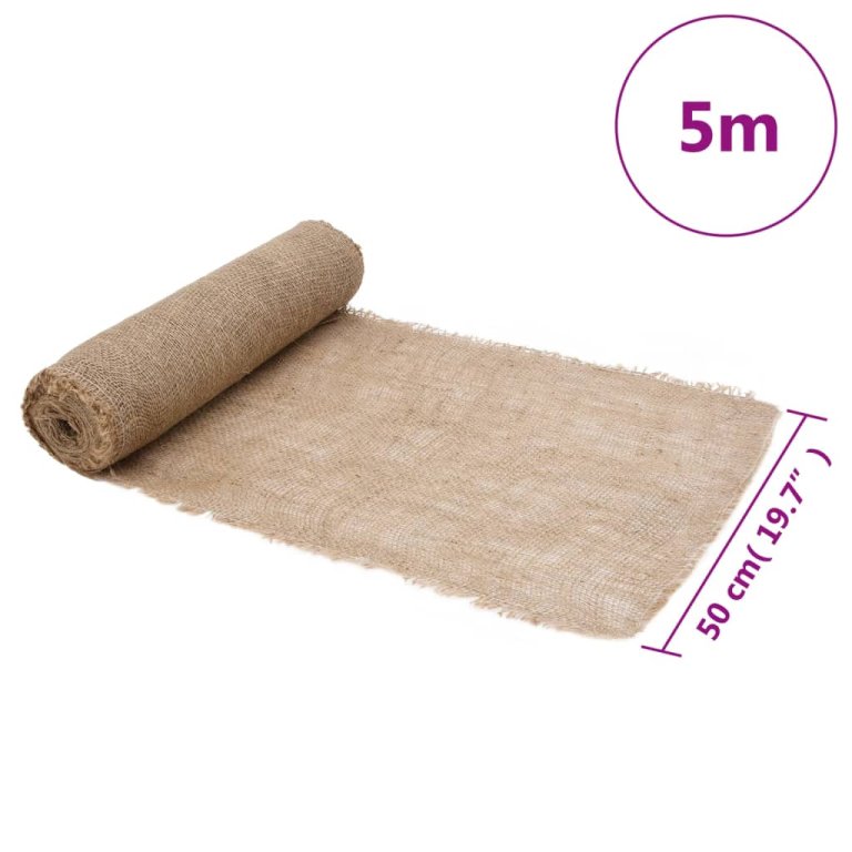 Rola jute 0,5x5 m 100 % juta 200 g/m²