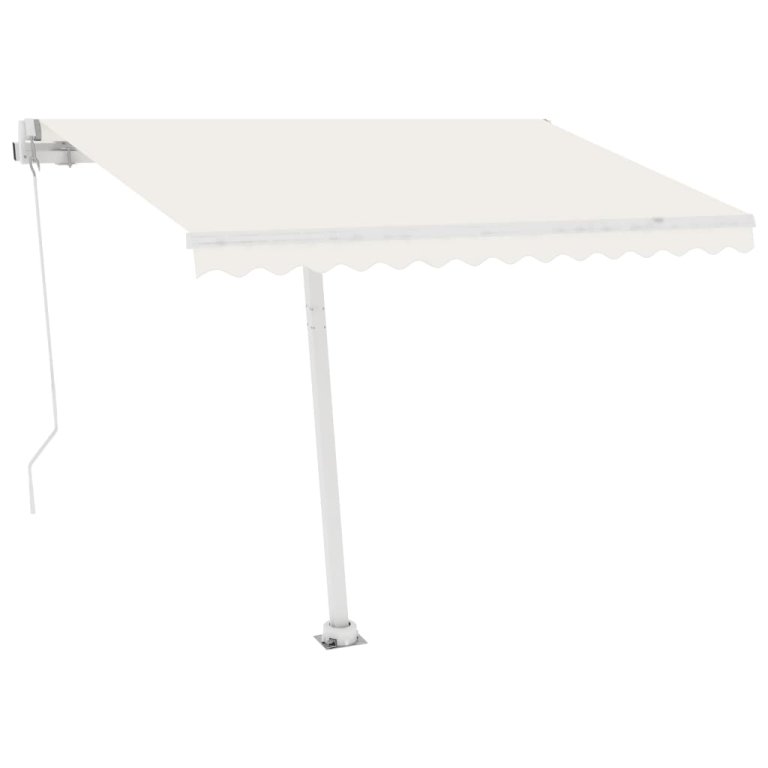 Samostojeća tenda na ručno uvlačenje 300 x 250 cm krem