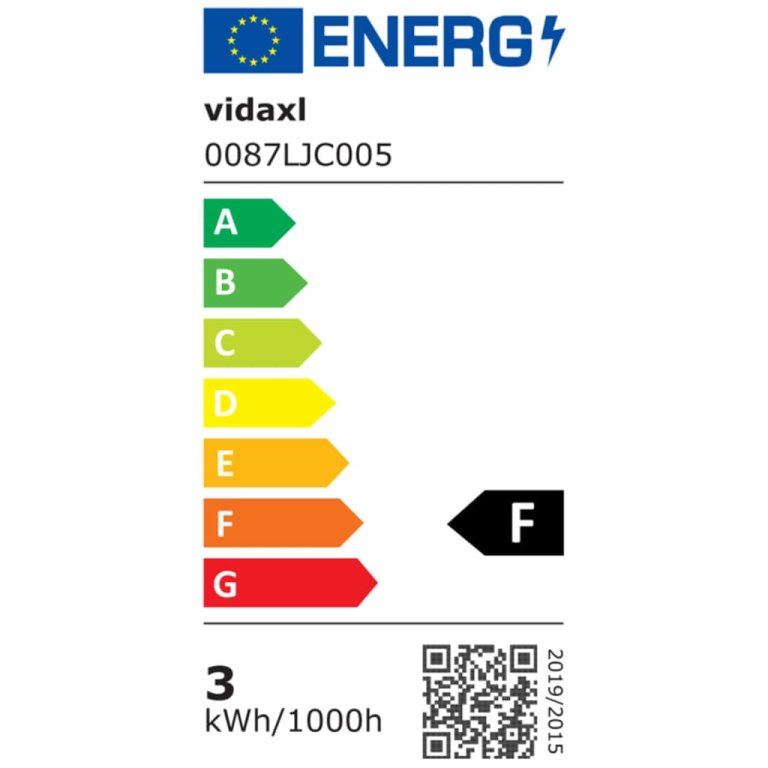 Vanjske LED zidne svjetiljke 2 kom 3 W crne četvrtaste