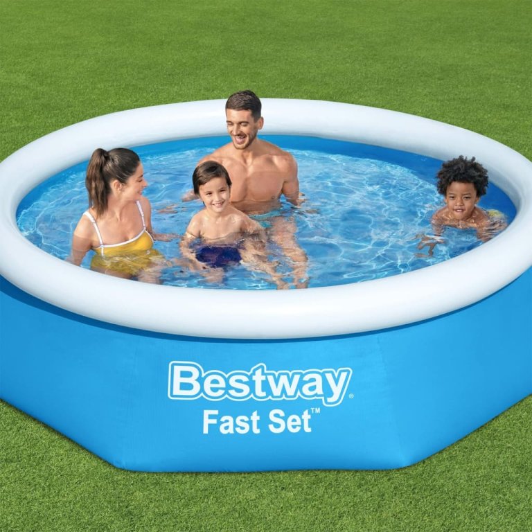 Bestway bazen na napuhavanje Fast Set okrugli 244 x 66 cm 57265