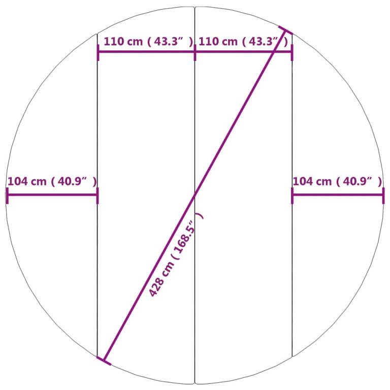 Platno za tlo ispod bazena svjetlosivo Ø428 cm poliesterska