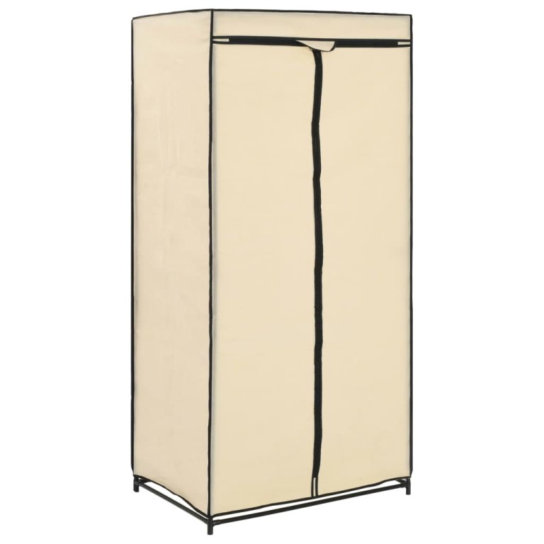 282439  Wardrobe Cream 75x50x160 cm