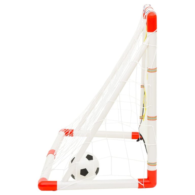 Set dječjeg nogometnog gola sa zidom za gol 120 x 51 x 77,5 cm