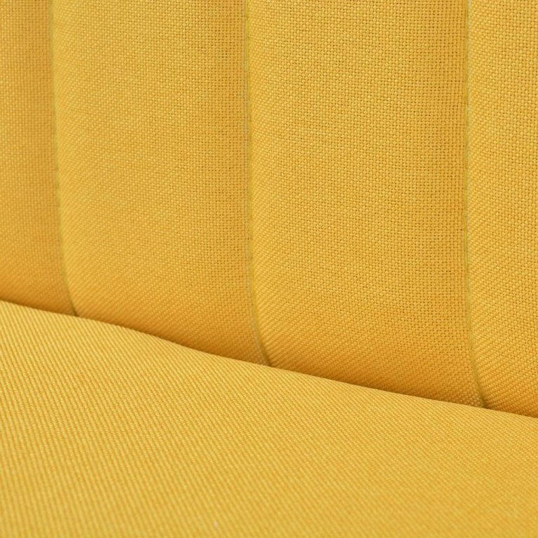 Sofa 117x55,5x77 cm Tkanina Žuta