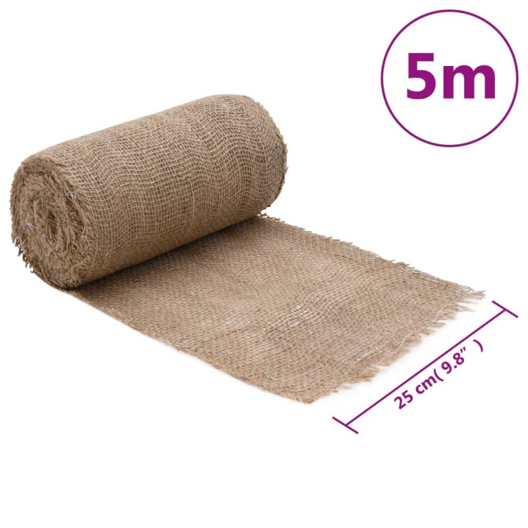 Rola jute 0,25x5 m 100 % juta 200 g/m²